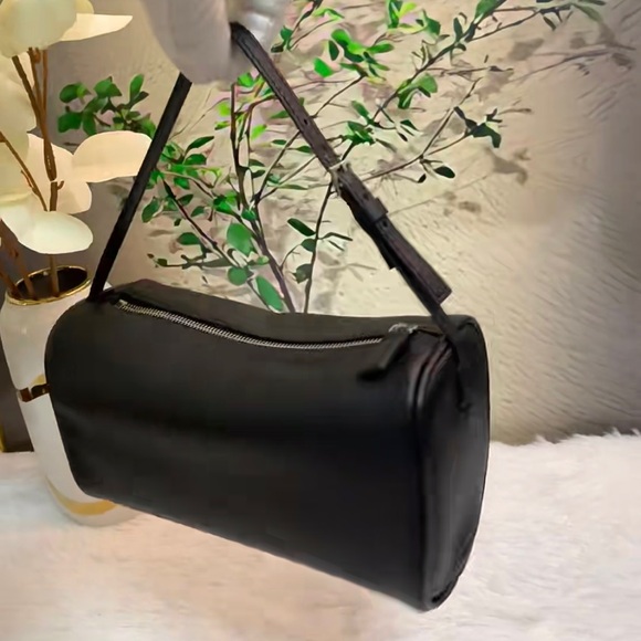 The Row Handbags - The Row Black Leather Wristlet